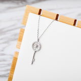 925 Sterling Silver Key Necklace - eGen Club