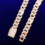 18mm 18k Gold Plated Miami Cuban Link Bracelet - eGen Club
