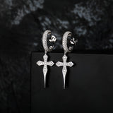 925 Sterling Silver Cross Earrings - eGen Club