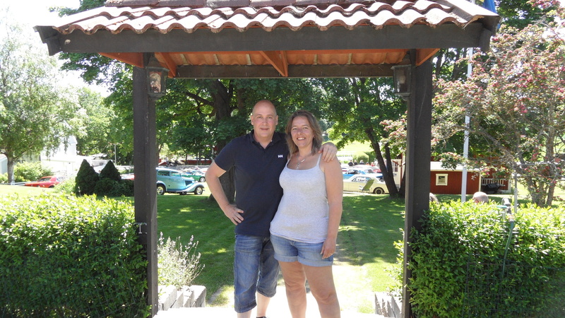 Nationaldagsfirande hos Andrew & Tessan