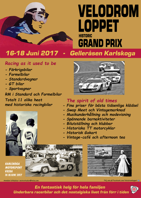 Velodromloppet Gelleråsen Karlskoga , 16 – 18 Juni