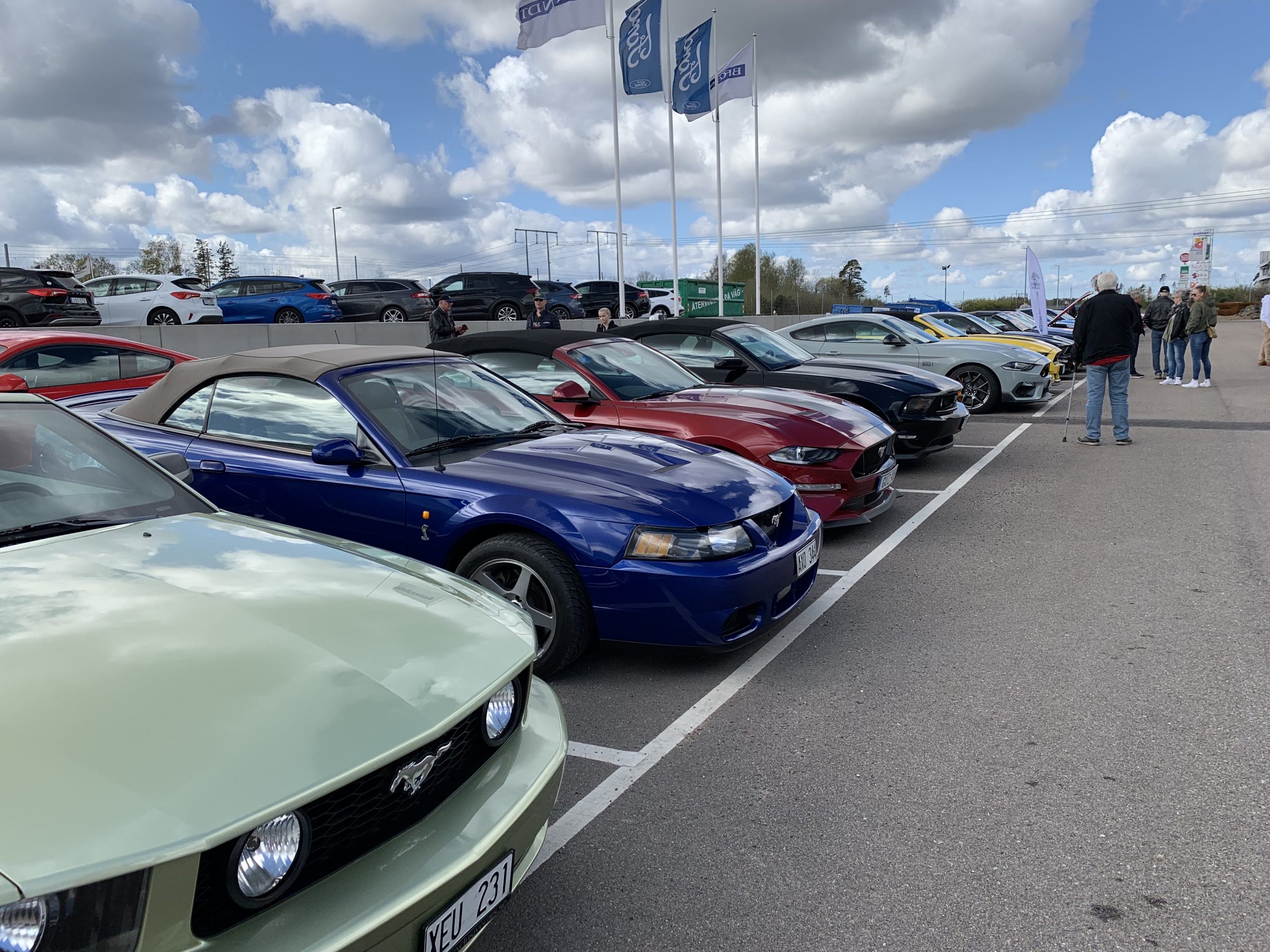 Vårmönstring på Brandt Bil, Båberg