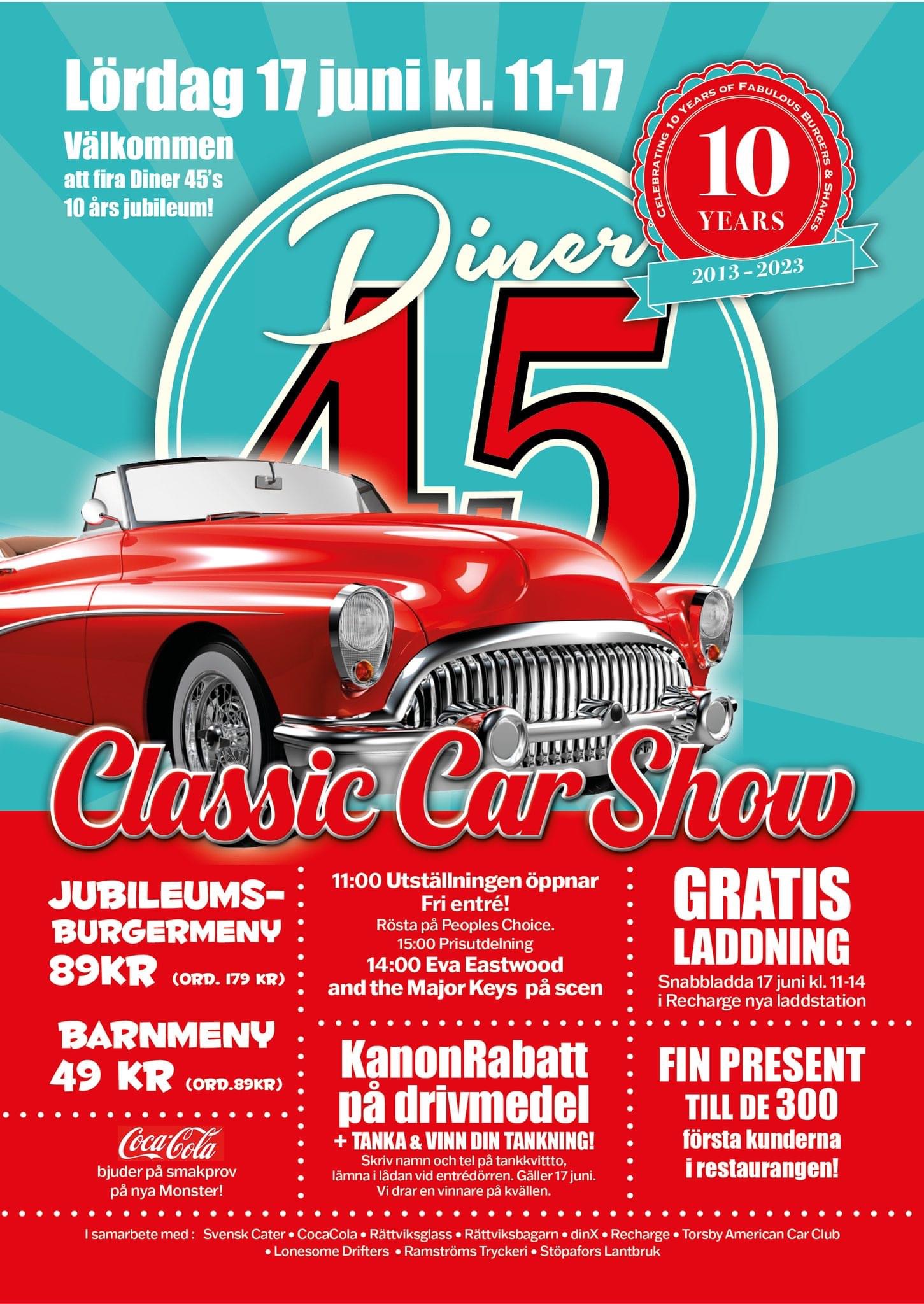 Jubileum för Diner 45, Stöpafors mellan Sunne och Torsby