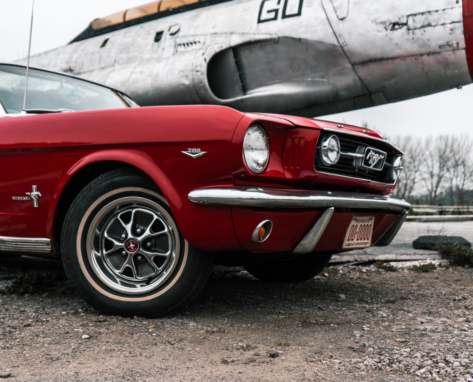 rod mustang front