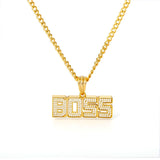 18k Gold Plated Boss Pendant - eGen Club