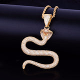18k Gold Plated Cobra Pendant - eGen Club