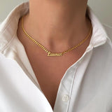 18k Gold Plated Custom Name Necklace - eGen Club